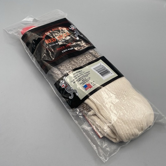 Original Sock Monkey Elephant Kit By Nelson Rockford Red Heel Work Socks Large - Picture 2 of 6